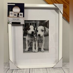 White Photo Frame/14x17 matted to 8x10